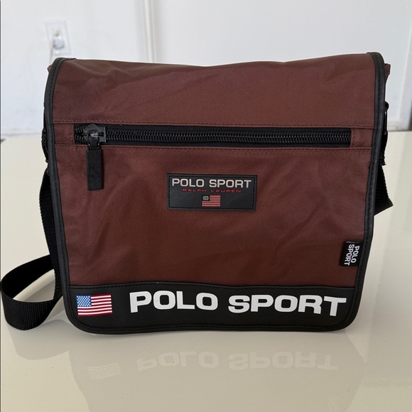 Polo Ralph Lauren Other - Polo by Ralph Lauren Brown Polo Sport Messenger Bag